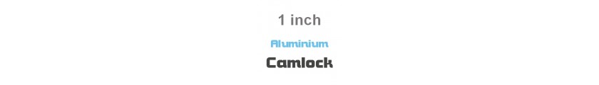 Aluminium Camlock 1 inch Fittings